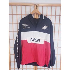 Neon Riot NASA Pullover Windbreaker Jacket Men's Size S - Small